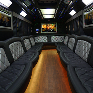 party bus with stripper poles