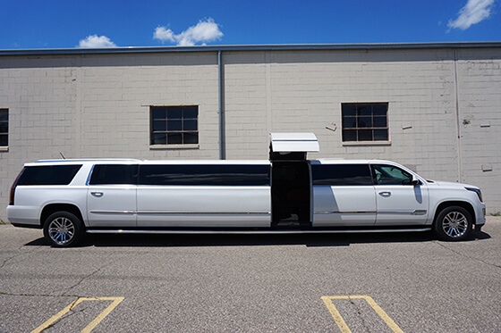 limo with jet wing doors